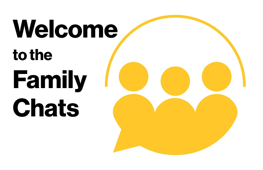 Logo for Welcome to the Family Chats College Edition