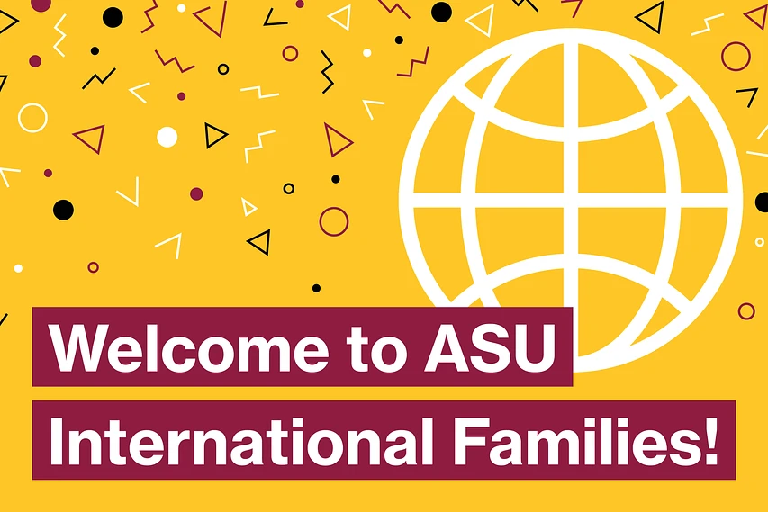Logo for Spring 2026 International Family Welcome