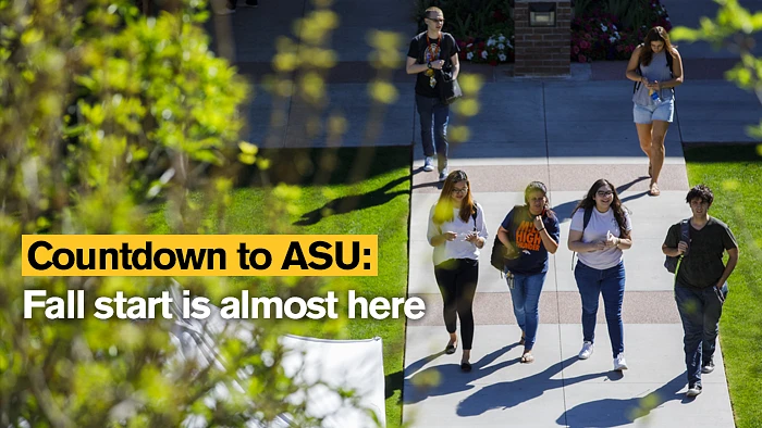 ASU students on campus