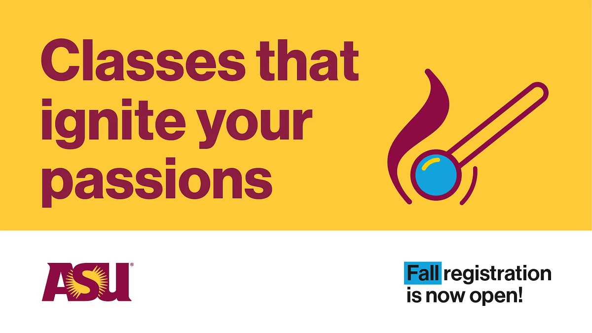 Classes that ignite your passions, fall registration is now open! Image of match igniting.
